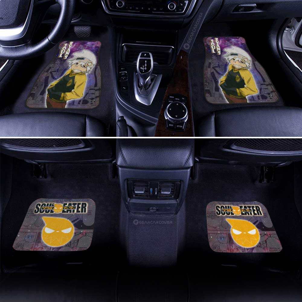 Soul Evans Car Floor Mats Custom Soul Eater Anime Manga Galaxy Style - Gearcarcover - 3