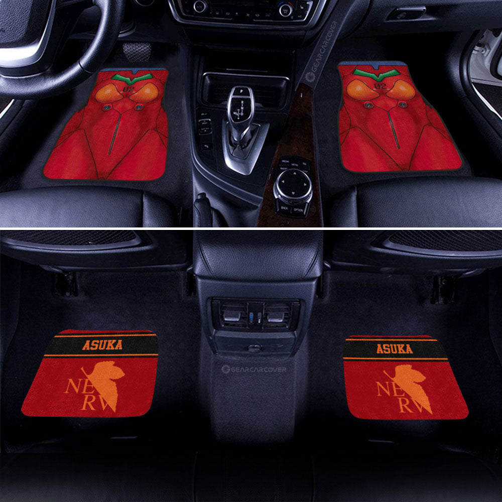 Souryuu Asuka Langley Car Floor Mats Custom NGE Car Interior Accessories - Gearcarcover - 2