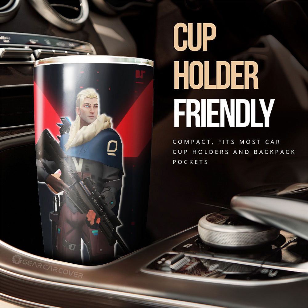 Sova Tumbler Cup Custom Valorant Agent - Gearcarcover - 2