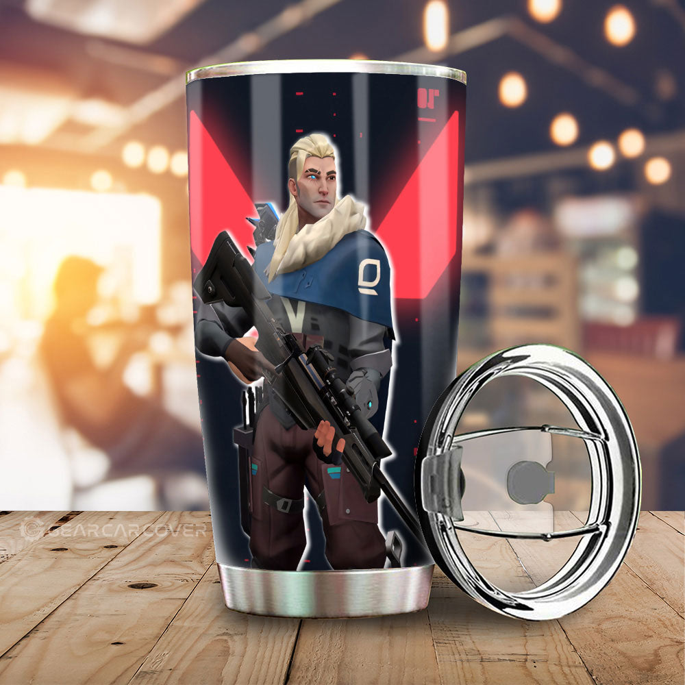 Sova Tumbler Cup Custom Valorant Agent - Gearcarcover - 1