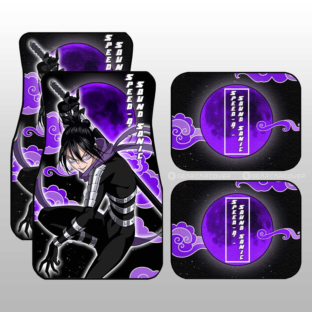 Speed o' Sound Sonic Car Floor Mats Custom One Punch Man Anime Car Accessories - Gearcarcover - 1