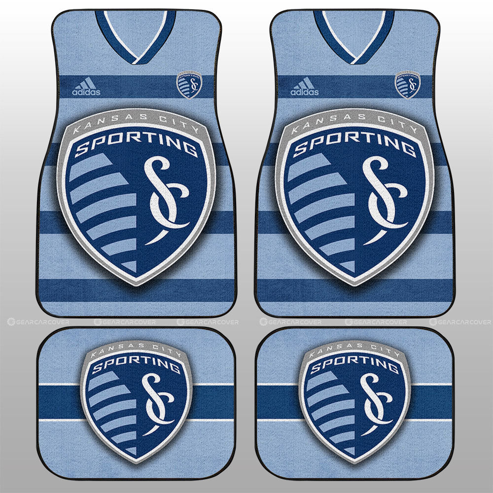 Sporting Kansas City Car Floor Mats Custom Car Accessories For Fans - Gearcarcover - 1