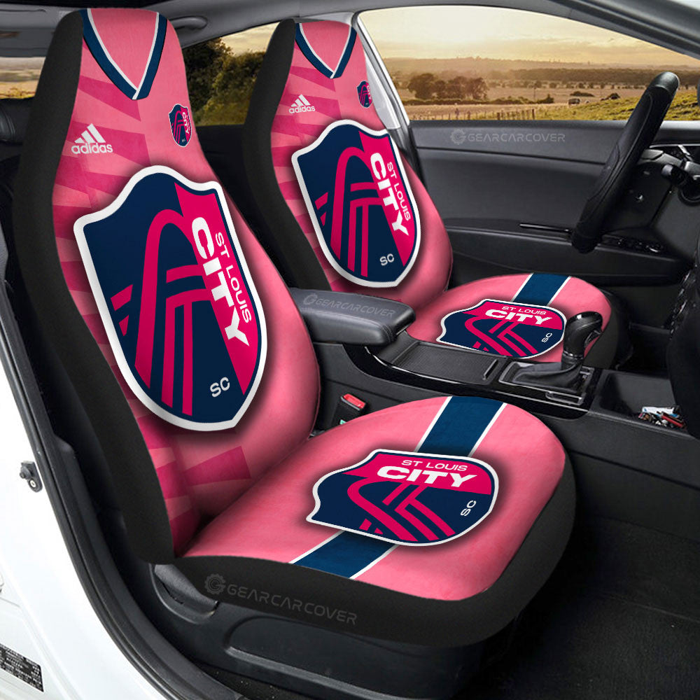 St Louis City SC Car Seat Covers Custom Car Accessories For Fans - Gearcarcover - 3
