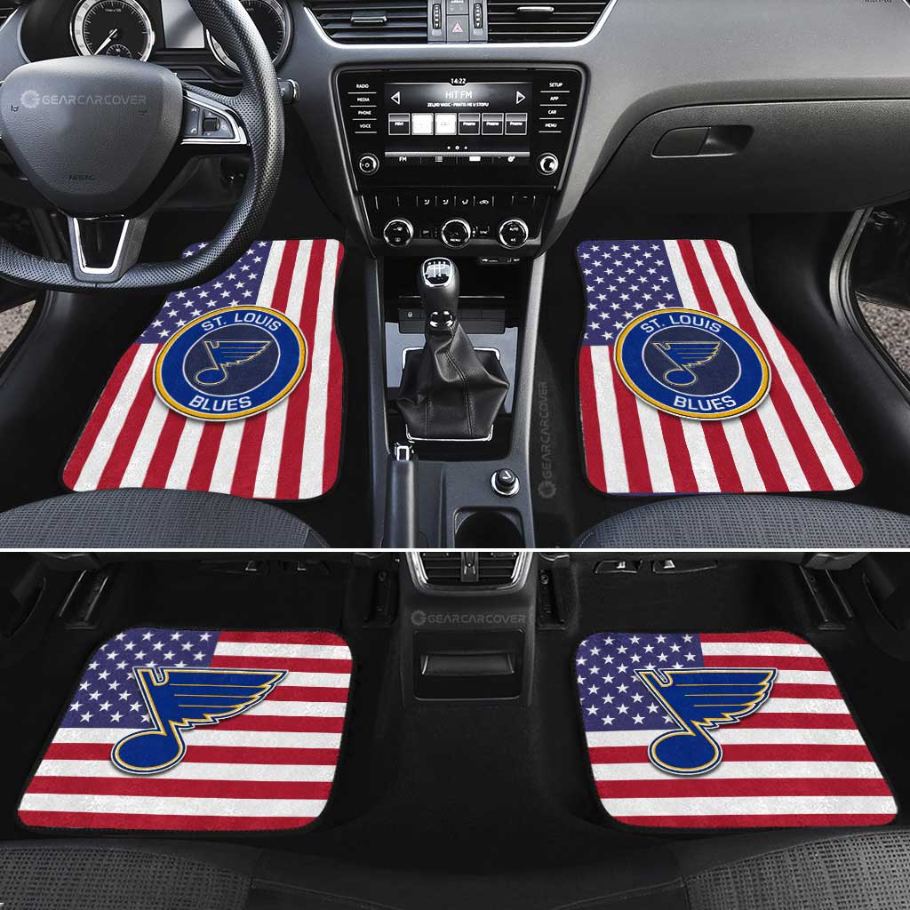 St. Louis Blues Car Floor Mats Custom Car Accessories - Gearcarcover - 2