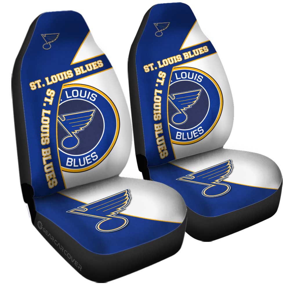 St. Louis Blues Car Seat Covers Custom Car Accessories For Fans - Gearcarcover - 3