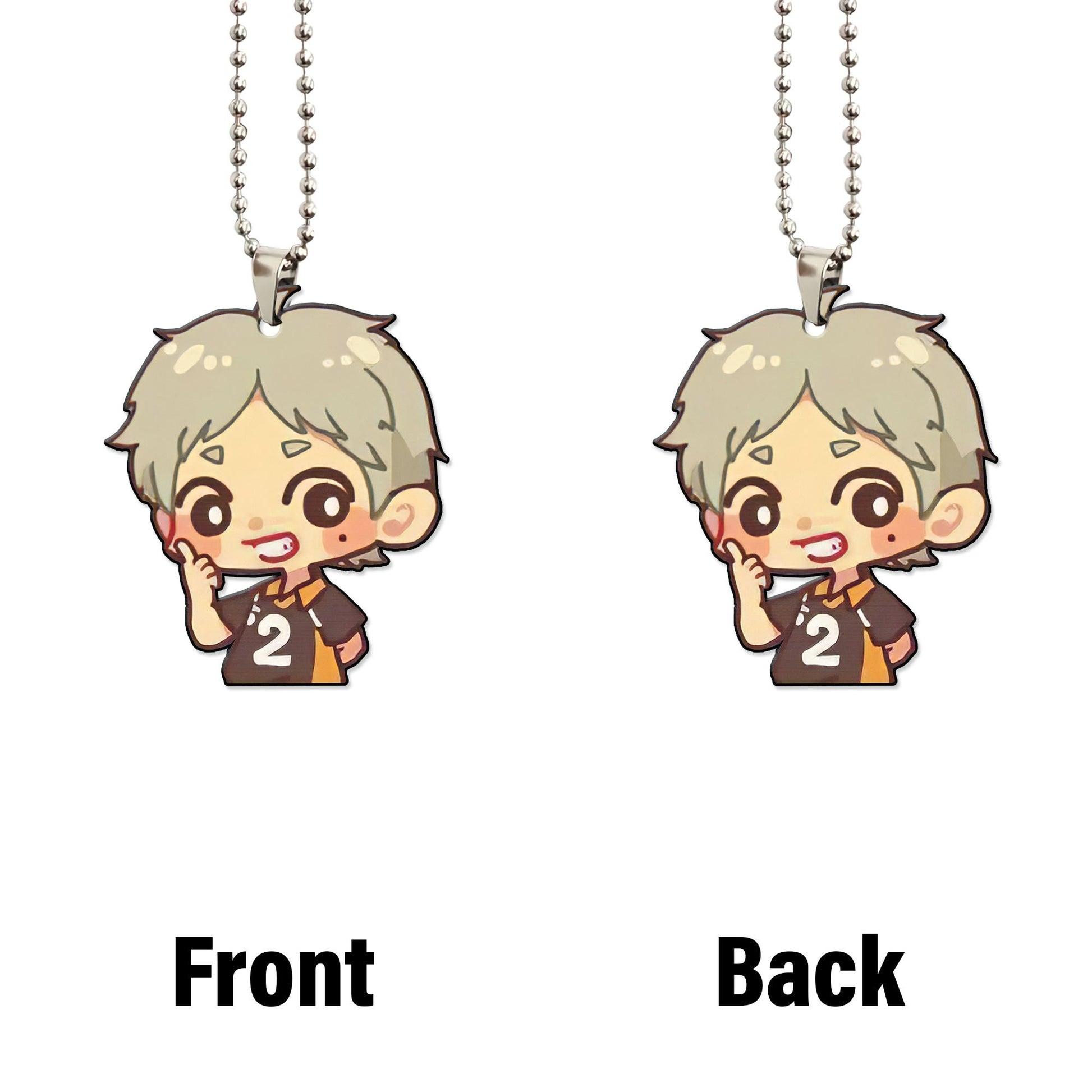 Sugawara Koshi Ornament Custom Anime Haikyuu Car Accessories - Gearcarcover - 4