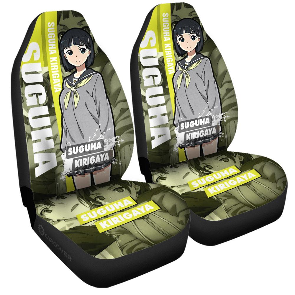 Suguha Kirigaya Sword Art Online Car Seat Covers Custom Anime Car Interior Accessories - Gearcarcover - 3
