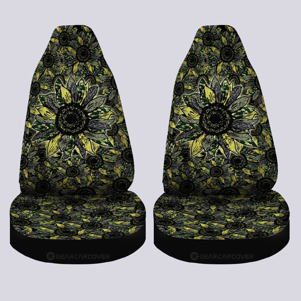 Sunflower Car Seat Covers Custom Car Decoration - Gearcarcover - 4