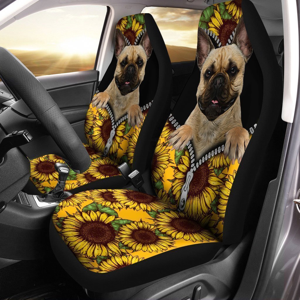 French Bulldog Car Seat Cover 3 in 1 (WS077) – frenchie Shop