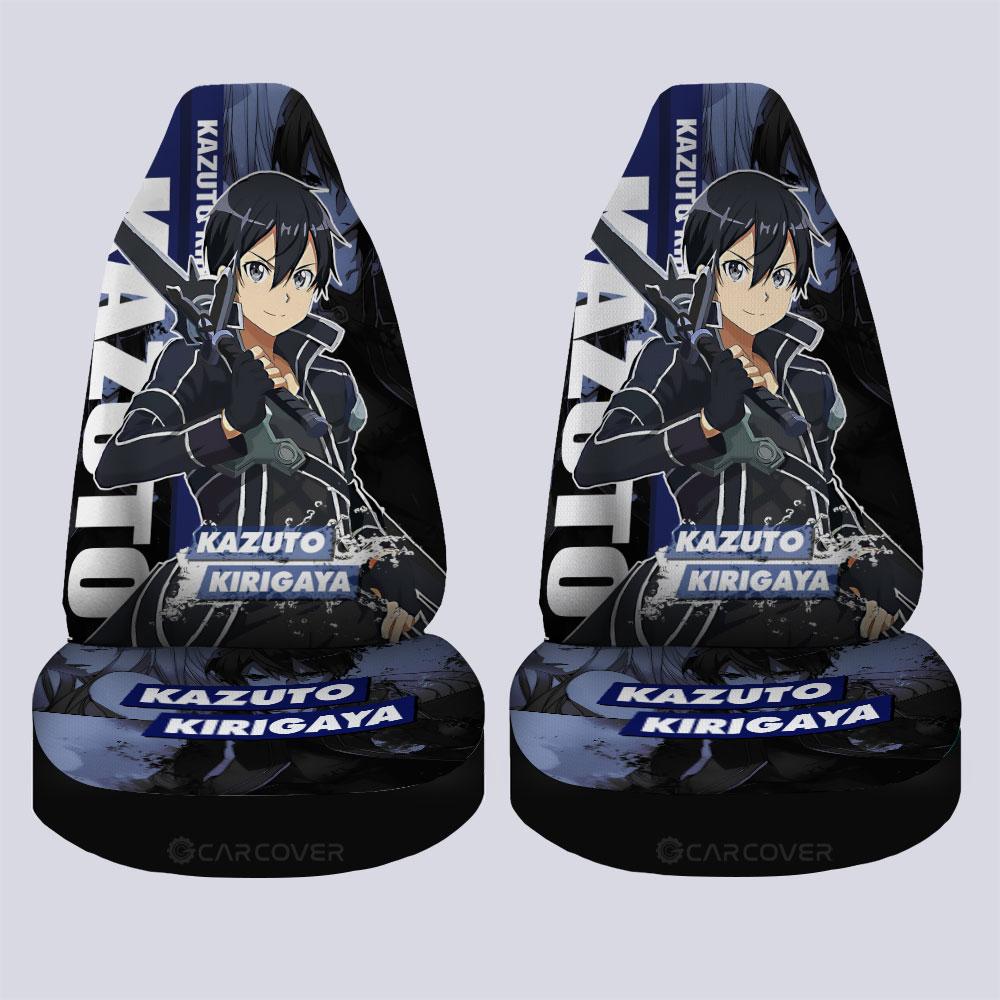 Sword Art Online Kazuto Kirigaya Car Seat Covers Custom Anime Car Interior Accessories - Gearcarcover - 4