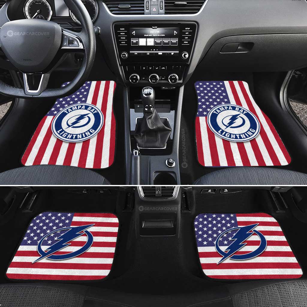 Tampa Bay Lightning Car Floor Mats Custom Car Accessories - Gearcarcover - 2