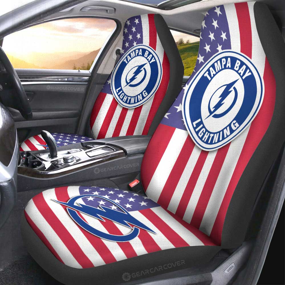 Tampa Bay Lightning Car Seat Covers Custom Car Accessories - Gearcarcover - 2