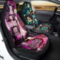 Tanjiro And Nezuko Car Seat Covers Custom Demon Slayer Anime - Gearcarcover - 1