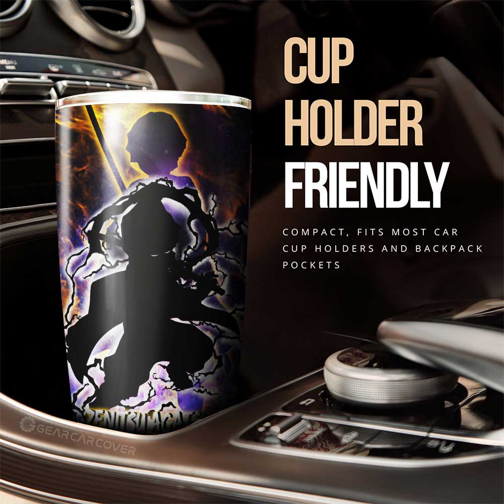 Tanjiro And Zenitsu Tumbler Cup Custom Demon Slayer Anime - Gearcarcover - 3