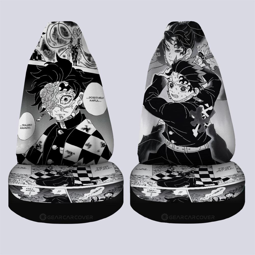 Tanjiro Car Seat Covers Custom Kimetsu No Yaiba Manga Car Accessories - Gearcarcover - 4