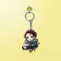 Tanjiro Kamado Keychain Custom Demon Slayer Anime Car Accessories - Gearcarcover - 2