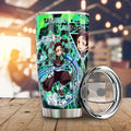 Tanjiro Kamado Tumbler Cup Custom Demon Slayer Anime Car Accessories - Gearcarcover - 1