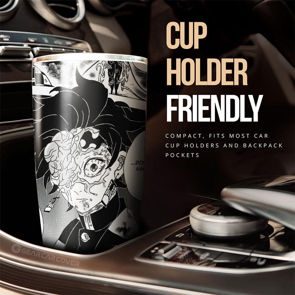 Tanjiro Tumbler Cup Custom Kimetsu No Yaiba Manga Car Accessories - Gearcarcover - 3