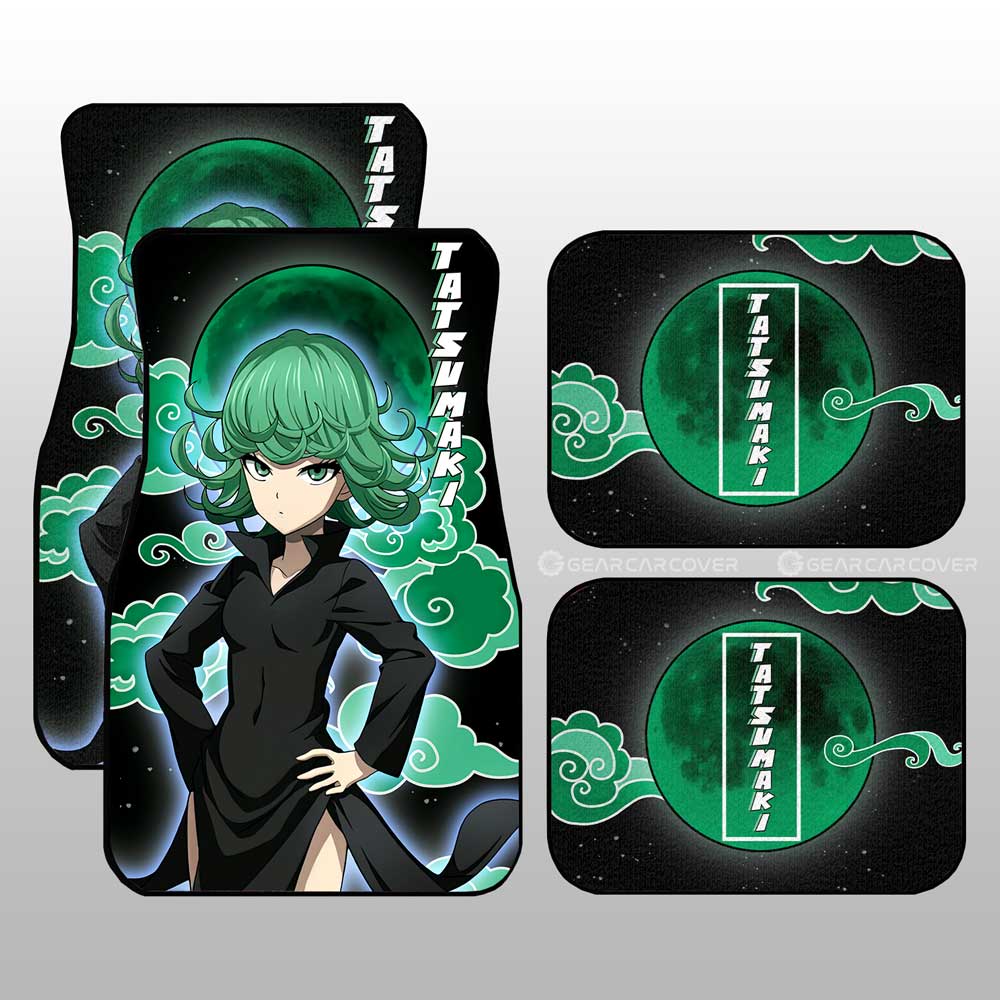 Tatsumaki Car Floor Mats Custom One Punch Man Anime Car Accessories - Gearcarcover - 1