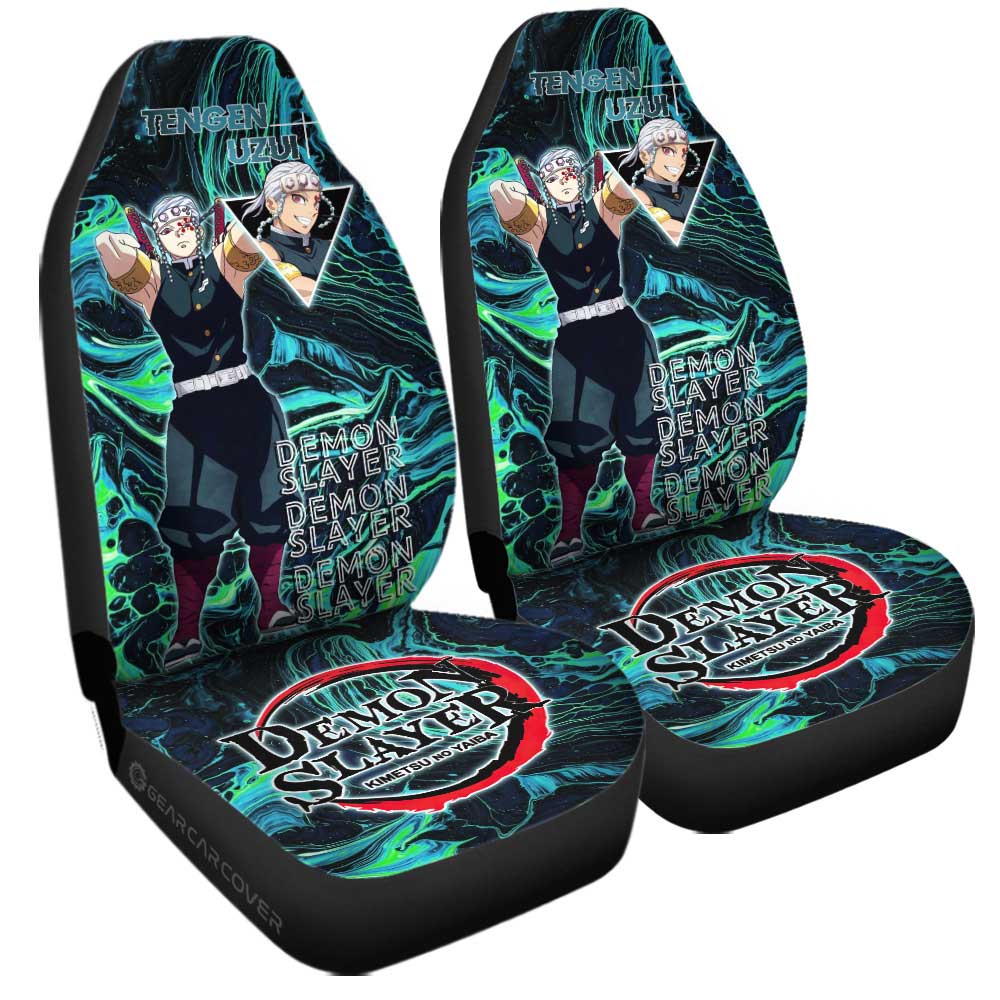 Tengen Uzui Car Seat Covers Custom Demon Slayer Anime Car Accessories - Gearcarcover - 3