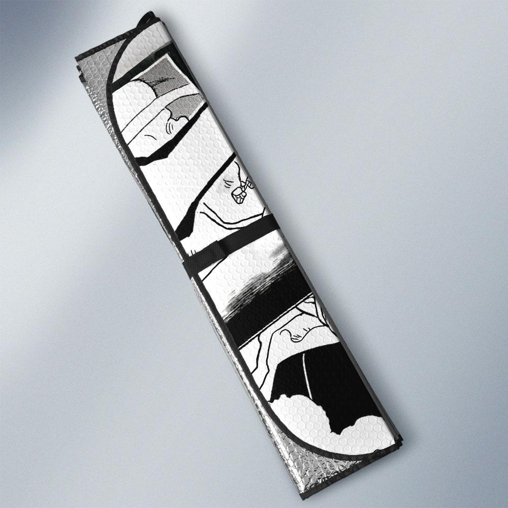 Tengen Uzui Car Sunshade Custom Kimetsu No Yaiba Manga Car Accessories - Gearcarcover - 3