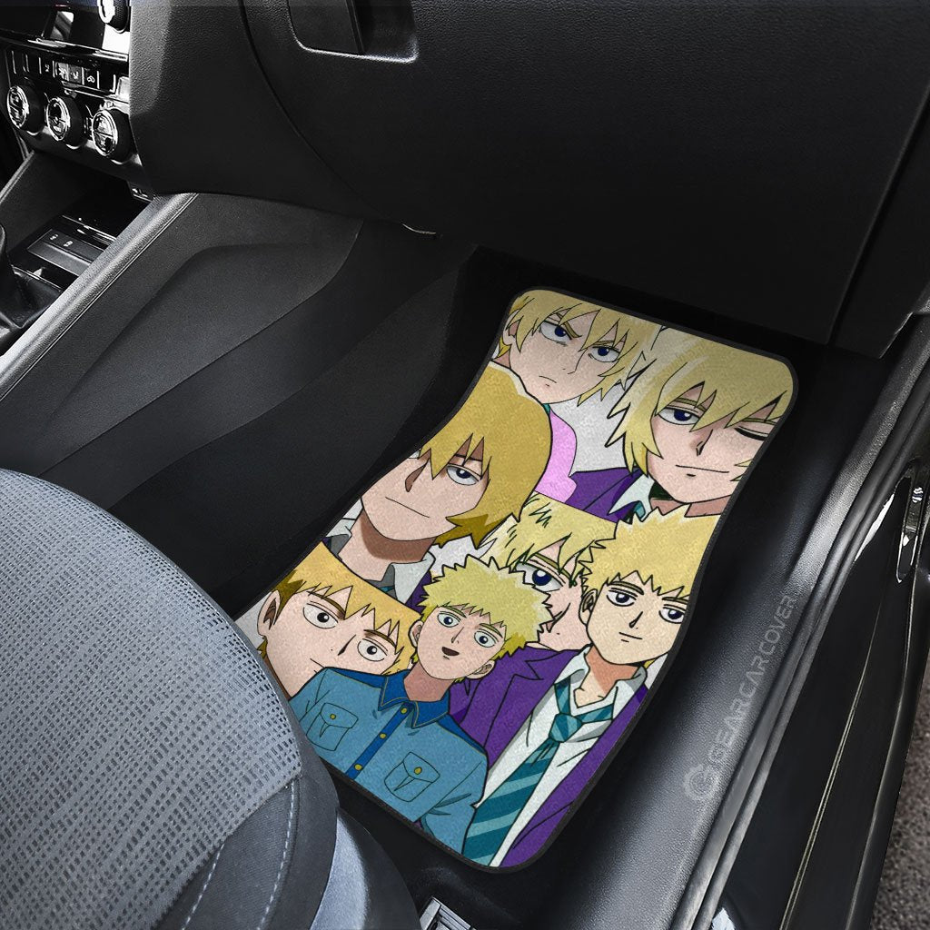 Teruki Hanazawa Car Floor Mats Custom Mob Psycho 100 Anime Car Accessories - Gearcarcover - 4