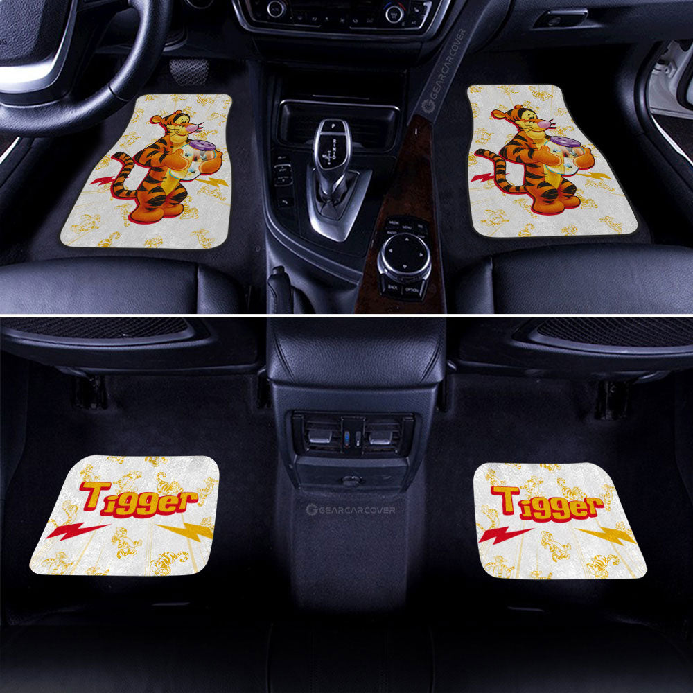 Tigger Car Floor Mats Custom Cartoon Car Accessories - Gearcarcover - 2