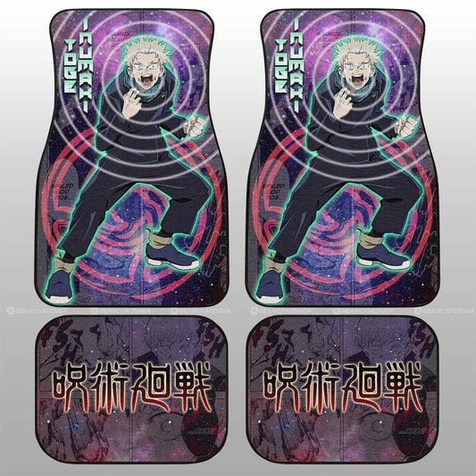 Toge Inumaki Car Floor Mats Custom Jujutsu Kaisen Anime Galaxy Manga Style - Gearcarcover - 2