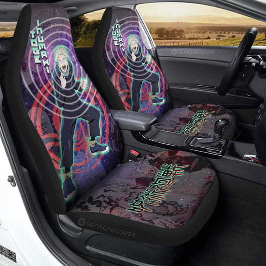 Toge Inumaki Car Seat Covers Custom Jujutsu Kaisen Anime Galaxy Manga Style - Gearcarcover - 1