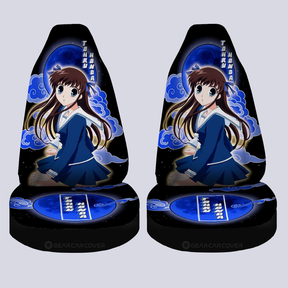Tohru Honda Car Seat Covers Custom Fruit Basket Anime Car Accessories - Gearcarcover - 4