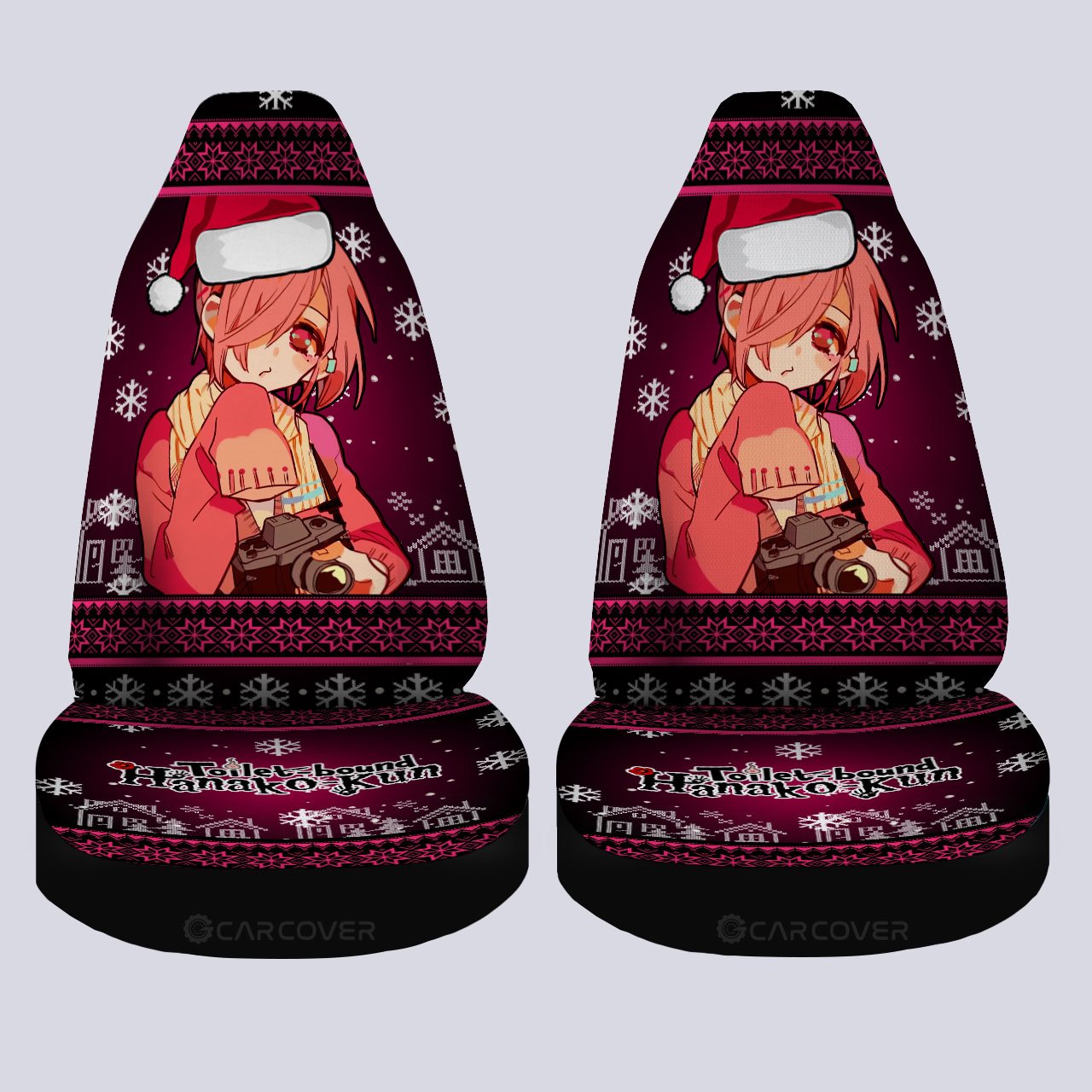 Toilet-Bound Hanako-kun Mitsuba Car Seat Covers Custom Christmas Anime Car Accessories - Gearcarcover - 4