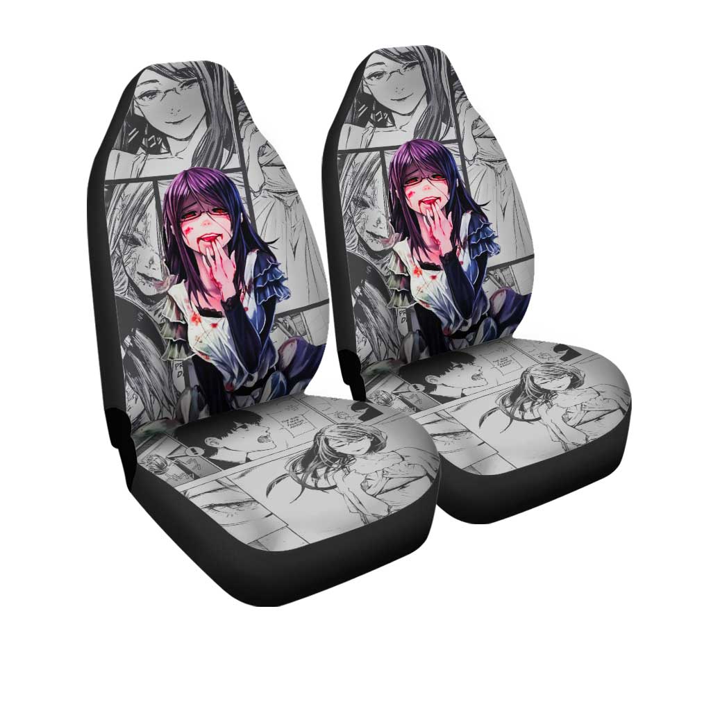 Tokyo Ghoul Rize Kamishiro Car Seat Covers Anime Car Accessories - Gearcarcover - 3