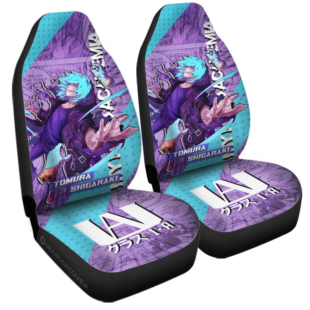 Tomura Shigaraki Car Seat Covers Custom My Hero Academia Car Interior Accessories - Gearcarcover - 3
