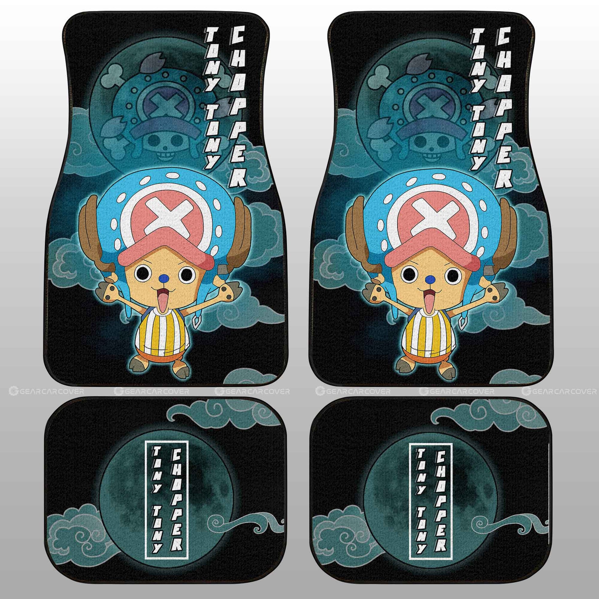 Tony Tony Chopper Car Floor Mats Custom Anime One Piece Car Accessories For Anime Fans - Gearcarcover - 2