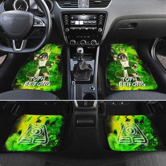 Toph Beifong Car Floor Mats Custom Avatar The Last Airbender Anime - Gearcarcover - 2