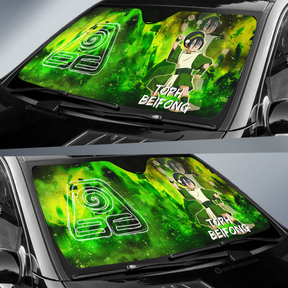 Toph Beifong Car Sunshade Custom Avatar The Last Airbender Anime - Gearcarcover - 2
