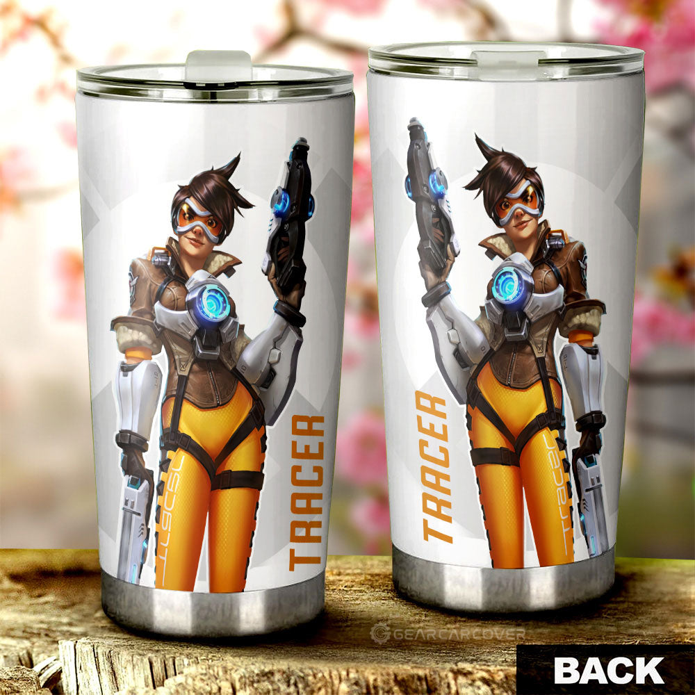 Tracer Tumbler Cup Custom Overwatch - Gearcarcover - 3