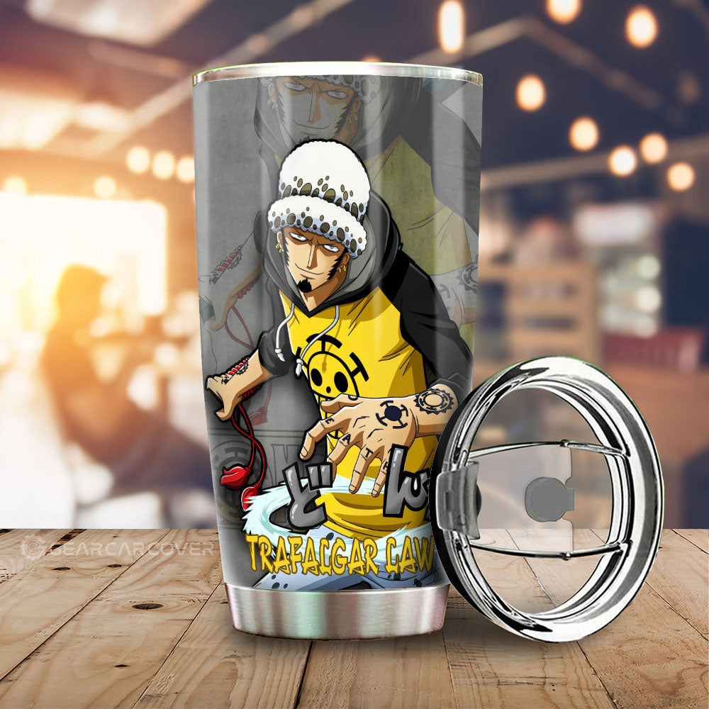 Trafalgar Law Tumbler Cup Custom One Piece Anime Car Accessories - Gearcarcover - 1