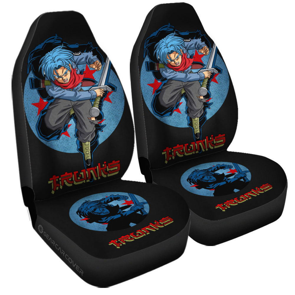 Trunks Car Seat Covers Custom Dragon Ball Anime Car Accessories - Gearcarcover - 3