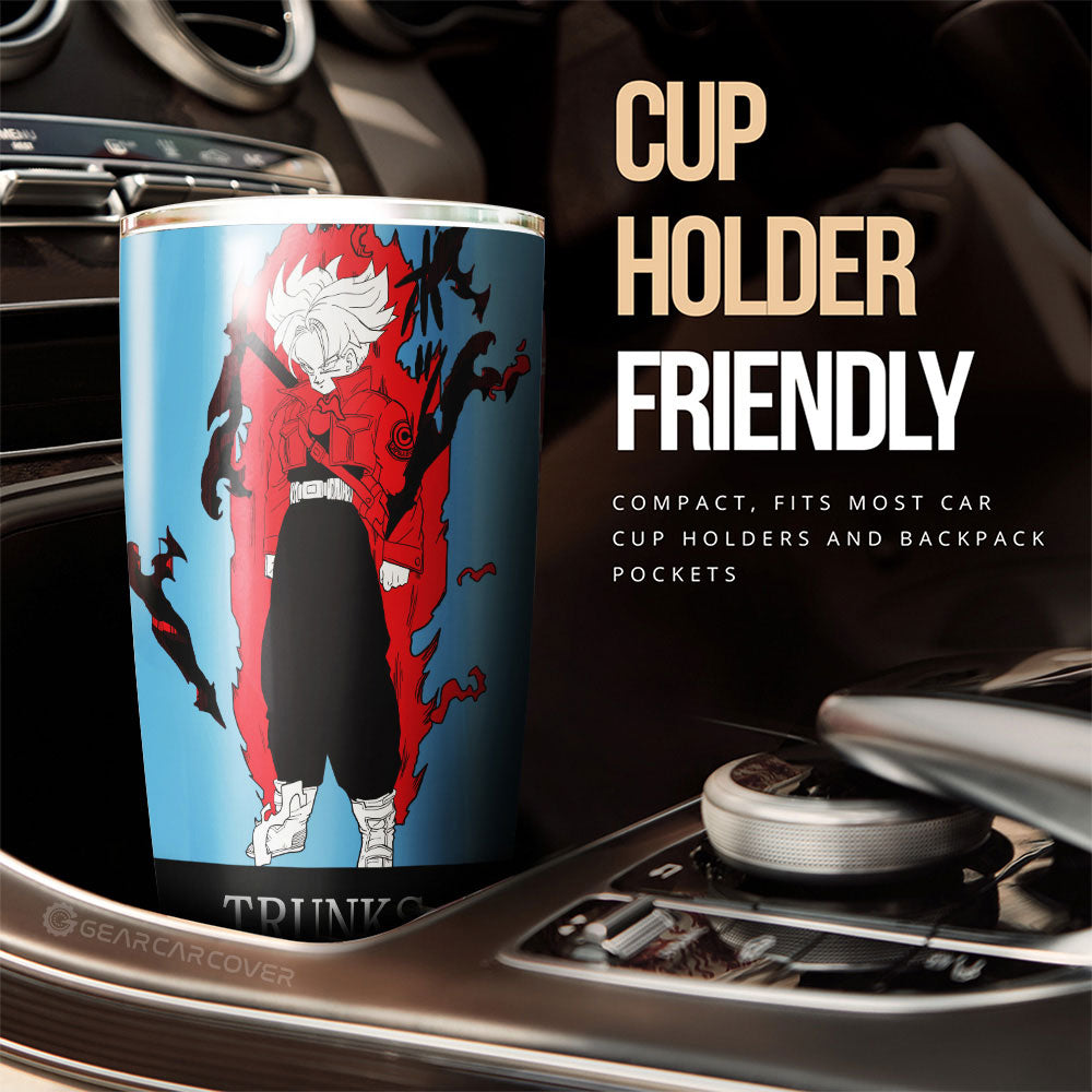 Trunks Tumbler Cup Custom Dragon Ball Anime Manga Color Style - Gearcarcover - 3
