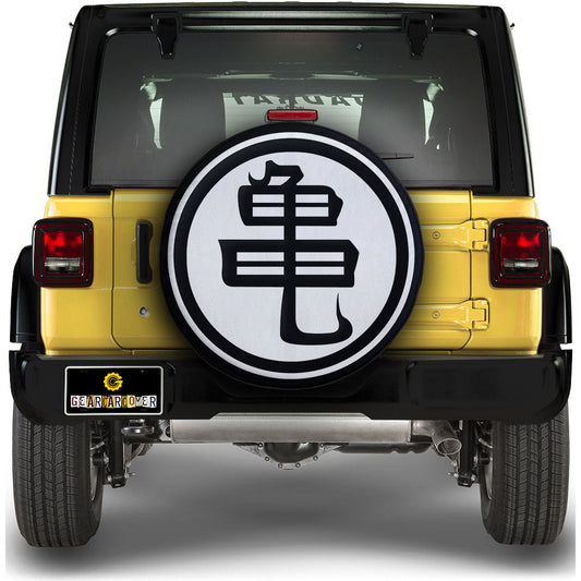 Turtle School Symbol Spare Tire Covers Custom Dragon Ball Anime Car Accessories - Gearcarcover - 1