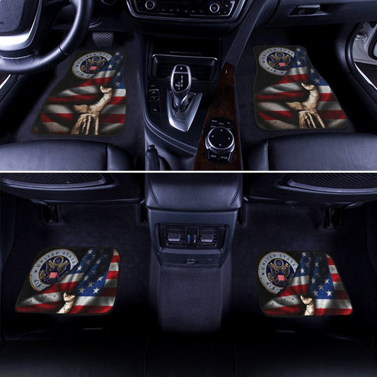 US Air Force Car Floor Mats Custom American Flag Car Accessories Great - Gearcarcover - 2