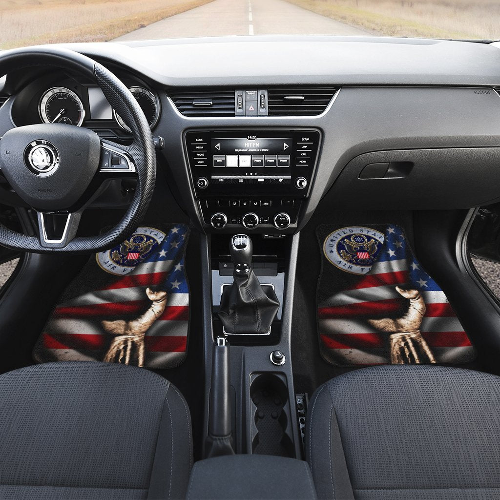 US Air Force Car Floor Mats Custom American Flag Car Accessories Great - Gearcarcover - 3