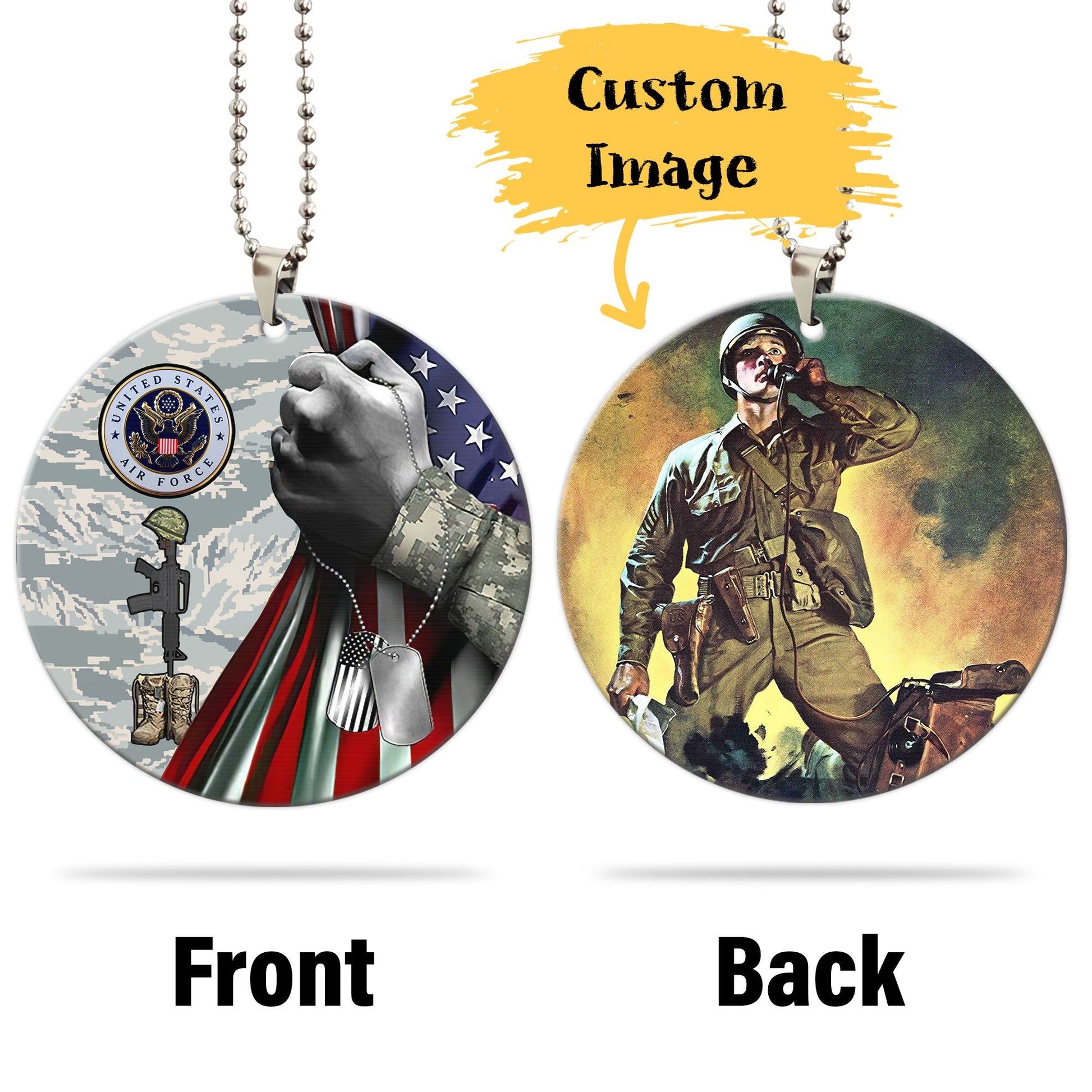 US Air Force Ornament Custom Image Car Interior Accessories - Gearcarcover - 3