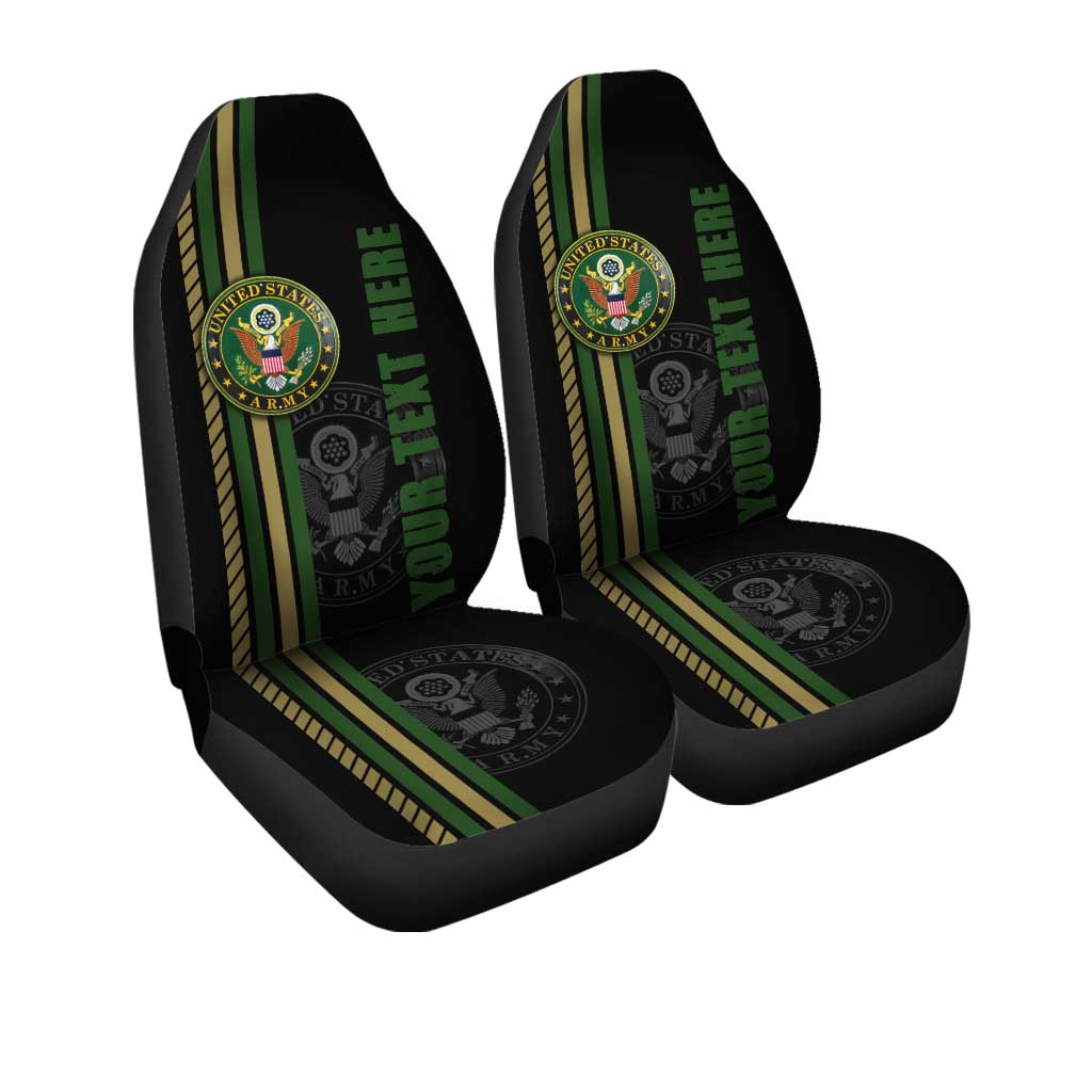 US Army Car Seat Covers Custom Name Car Interior Accessories - Gearcarcover - 3