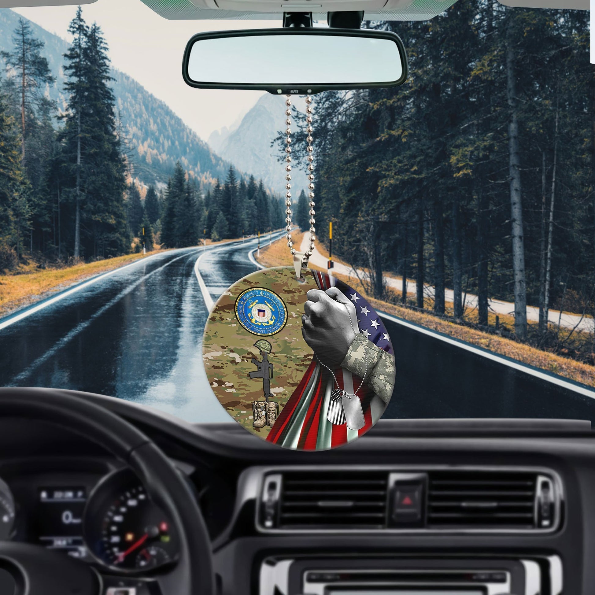 US Coast Guard Ornament Custom Image Car Interior Accessories - Gearcarcover - 2