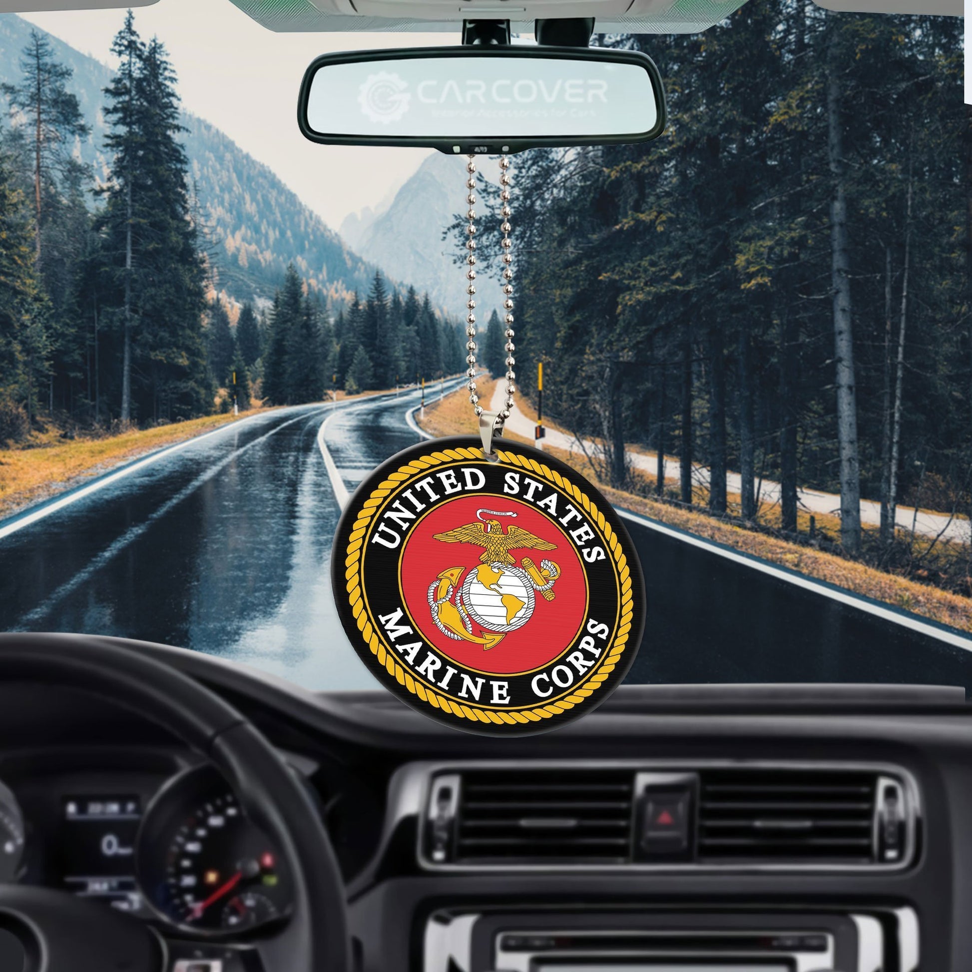 US Marine Corps Ornament Custom Military Car Interior Accessories - Gearcarcover - 2