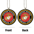 US Marine Corps Ornament Custom Military Car Interior Accessories - Gearcarcover - 3
