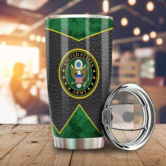 US Military Army Tumbler Cup Custom Car Accessories - Gearcarcover - 1