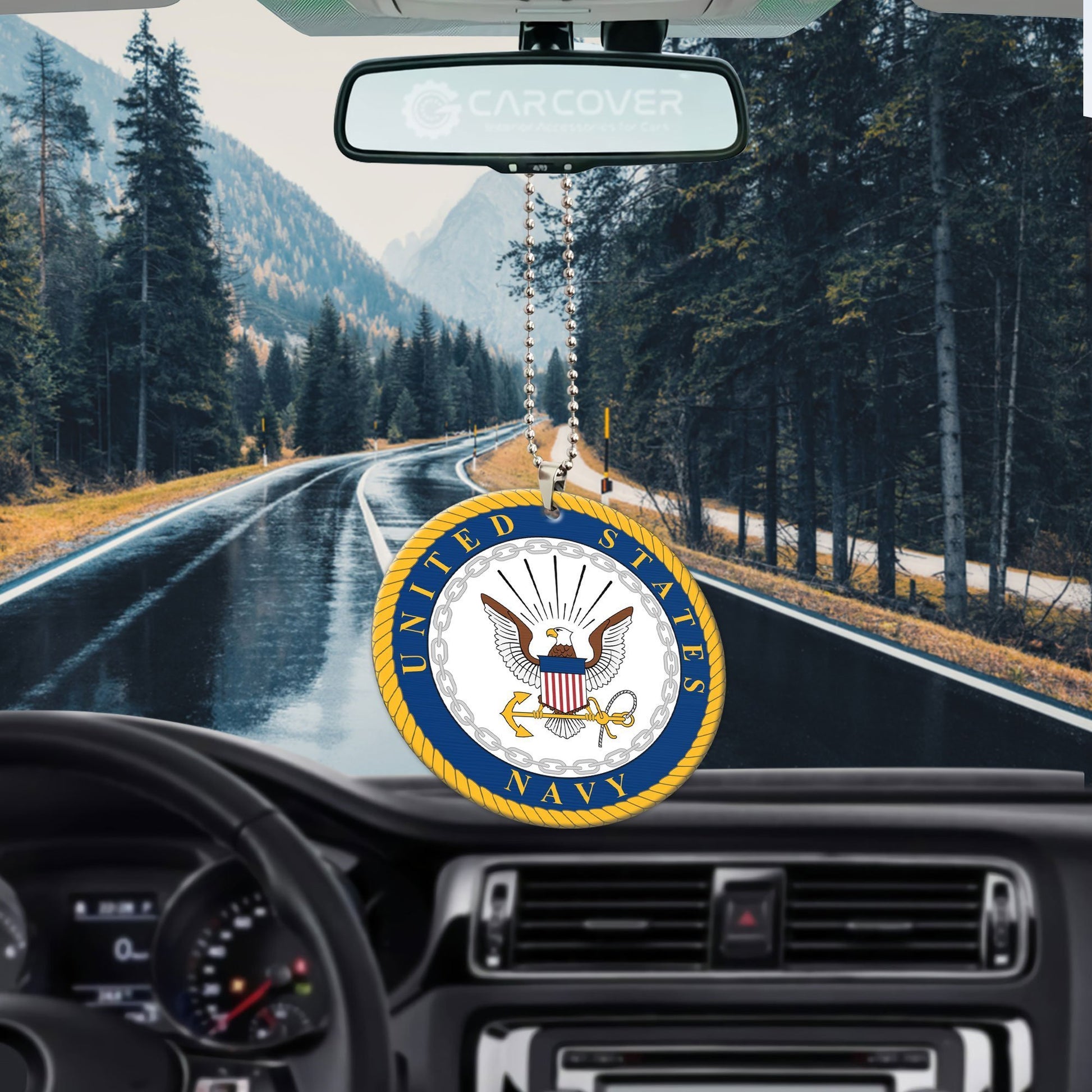 US Navy Ornament Custom Military Car Interior Accessories - Gearcarcover - 2